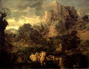 Nicolas Poussin Landscape with Hercules and Cacus Germany oil painting artist